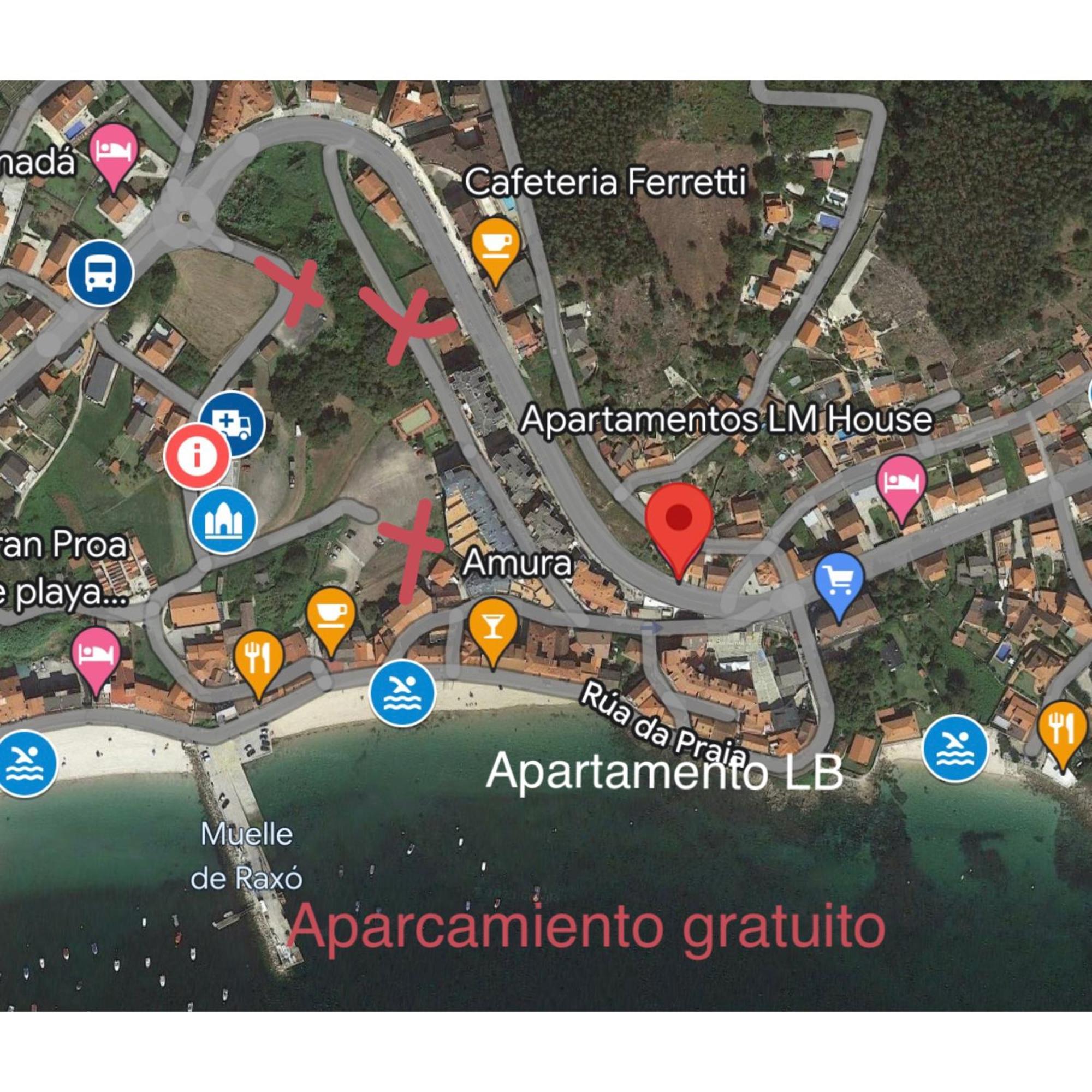 Apartamento Lb, Vistas A La Ria Raxó Zewnętrze zdjęcie